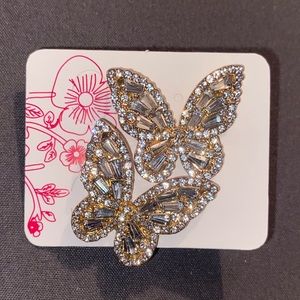 Large butterfly earrings